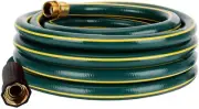 Solution4Patio 5/8 In. X 12 Ft. Short Garden Hose, No Leaking, Green Lead-In Hos