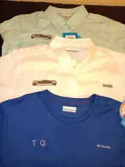 (NWT) Lot 3 Columbia PFG Shirt Womens XL Omni Sheild UPF 40 *LOGO*