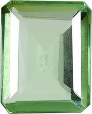 [REAL-GEMS] Amethyst Brazilian Stone 59.70 Ct. Finest Emerald Cut Green Amethyst Loose Gemstone for Jewelry,Ring