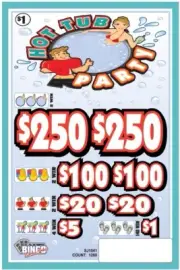 NEW pull tickets HOT TUB PARTY - Instant Tabs