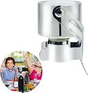 Nazaz Stainless Steel Champagne Stopper - Compact, Airtight, Easy to Use - Prosecco, Cava, Sparkling Wine Bottle Stopper