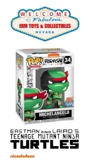 Funko Pop! Comics: Teenage Mutant Ninja Turtles - Michelangelo PX Previews EX