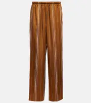 [Vince] Vince High-rise striped pants AU 14 brown