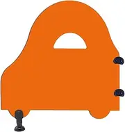 Children's Urinal Partition, Urinal Privacy Screen Toilet Partition, Floor-Standing Urinal Baffle, Kindergarten Urinal Partition Screen, Toilet Protection Screen(Orange,3pcs)