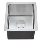 ZUHNË Undermount Kitchen Sink Stainless Steel W/ Strainer+Rack/Protector Grid