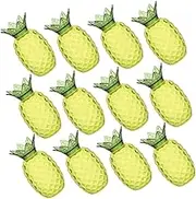 12Pcs Pineapple Shaped Candy Boxes Reusable Treat Containers for Hawaii Parties Weddings and Birthdays Adorable Snack Storage and Decoration Boxes