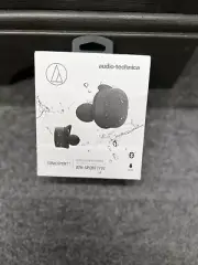 Audio-Technica SonicSport Wireless In-Ear Headphones with Charging Case - Black