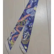 Hermes Twilly SPLASH PARK Blue/Rose