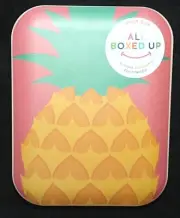 Eco One All Boxed Up Yellow Pineapple/Fruit Lunch Box Food Storage Container