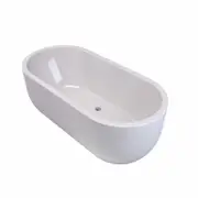 Stylus 1550mm White Origin Freestanding Bath