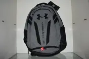 Under Armour Hustle 5.0 Backpack 1361176 002 Gray/Black NWT