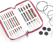 KnitPro Dreamz Grande Afghan/Tunisian Crochet Hook Set | 12 Sizes (3.5mm - 12mm)
