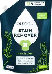 2/Puracy Stain Remover Refill Free and Clear 48 oz. Sealed NIP