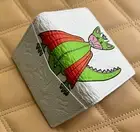Louis Vuitton Leather Pocket Organizer Wallet Dragon Cartoon M80163 Virgil Abloh