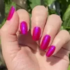 Cirque Colors Wild Berry West - Berry Red Jelly Shimmer Holo Sparkle Nail Polish