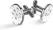 [Generic] Men's Cufflinks, Adorable Corgi Dog Cuff Links for Men, Classic Cufflinks Black for Suit Shirt Wedding Business Birthday Jewelry Gift