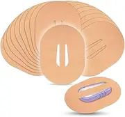 36 Pack Adhesive Patch Compatible with Dexcom G6 with Strap Pre-Cut Adhesive Tape Waterproof and Sweatproof Continuous Glucose Monitor Protection (Beige)