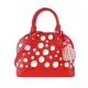 【Louis Vuitton 路易威登】M21698 LV x YK Alma Infinity Dots 圓點印花牛皮手提/肩背包(紅色)