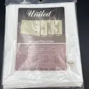 United #P-117 Flowers Stamped Pillowcase Kit 2 Pillowcases