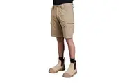 3 x Mens Kinggee Tradies Summer Lightweight Khaki Cargo Work Shorts