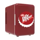 New Dr Pepper 6-Can Portable Mini Fridge, MIS153DRP, Red