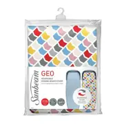 Sunbeam Geo Print Reversible Ironing Board Cover