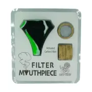 Green Silicone Mouthpiece Carbon Filter Kit Mouth Piece Moose Labs Compatible