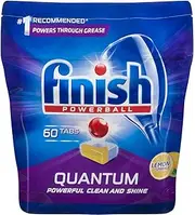 Finish Powerball Lemon Sparkle Quantum Dishwasher 60 Tablets