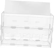Alasum Clear Acrylic Rutin Chicken Feeder Box Durable Food Water Container for Poultry Splash Design for Chickens Quails Capacity for Efficient Feeding