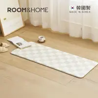 在飛比找ETMall東森購物網優惠-韓國ROOM&HOME 韓國製棋盤格印花雙面防油防水廚房地墊