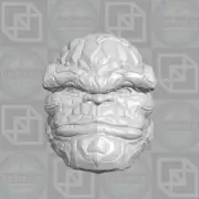 Thing Ben Grimm Fantastic Four custom head for 1:6 1:10 1:12 1:18 action figures