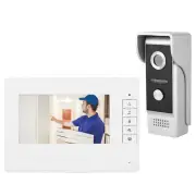 Waterproof 7Inches TFT/LCD HD Wired Video Intercom Doorbell Infrared Night N Fit