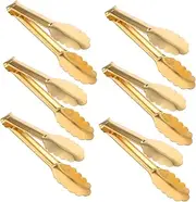 Barbecue Clamp Tongs Stainless Steel Serving Utensils for Food Parties Banquets