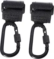 PEPLAYTAL Lightweight Ev Hooks 2 Pack Non-Slip Carriage Holders Pram Hooks for Diaper Bags 30kg Universal Fit for Shopping Carts