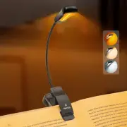 /LuminoLite Rechargeable Amber Book Light, Clip on Lights for Reading in Bed,...