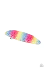 Paparazzi Hair Clip - Rainbow Pop Summer Multi