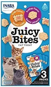 Inaba Juicy Bites Scallop and Crab (Cat Treat) 6X34G