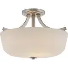 Nuvo Lighting 60/5826 Laguna Semi-Flush Mount Brushed Nickel