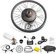 [PORIYA] ebike Conversion Kit 48V1500W Motor Electric Bike 26inch Rear Wheel Transform Your Bike into a Powerful Electric Bike with Disc Brakes Pedal Assist