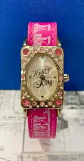 在飛比找樂天市場購物網優惠-【震撼精品百貨】Hello Kitty 凱蒂貓 手錶-方鑽*
