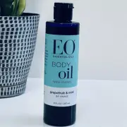 EO BODY OIL w/ JOJOBA ~ GRAPEFRUIT & MINT ~ BE AWAKE 8 oz ~ Essential Oils