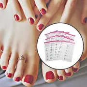 Acrylic Lines Drawing Nail Art Practice Learning Template Painting Guide Paper