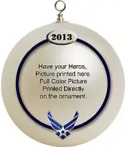 Personalized Armed Forces Ornament - AIR FORCE