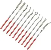 Mipcase Mini Shaping Files Kit Pcs Flat Riffler Handcrafts Tools for Polishing Sanding