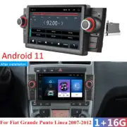 7" Stereo Radio GPS Head Unit 1+16GB For 07-12 Fiat Punto Linea Build-in Carplay (for: Fiat)