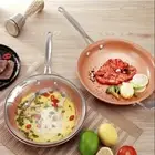 Nonstick Saucepan Aluminum Alloy Cooking Pan Copper Frying Pan Breakfast