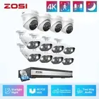 ZOSI 4K POE Security Camera System 16CH 8MP 4TB NVR Home IP Camera Two Way Audio