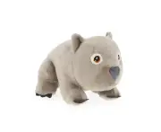 Keeleco 18cm Wombat Soft Animal Stuffed Plush Kids/Children Cuddle Toy Grey 0m+