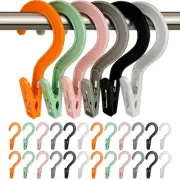 Laundry Hooks Boot Hangers Plastic Clothes Pins Hanger Clips