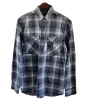 Carhartt Rugged Flex Relaxed Fit Lightweight Long Sleeve Plaid Shirt Mens S